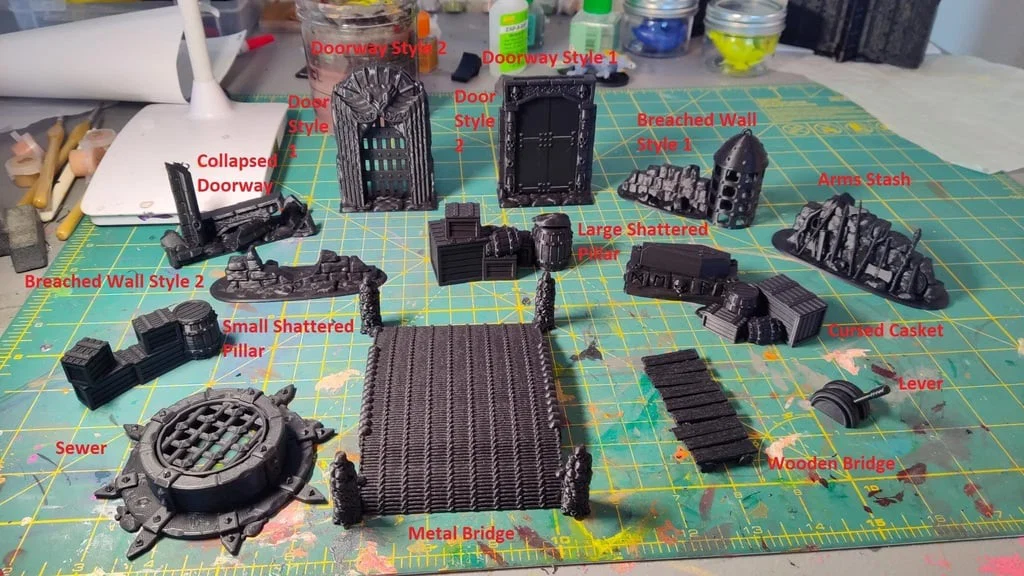 Bộ địa hình Warcry Catacombs cho người chơi wargame - Image 2