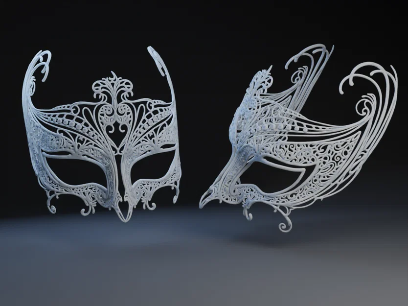 Mặt nạ hóa trang Gamble Mask phong cách quý tộc 3D cực đẹp - Image 1