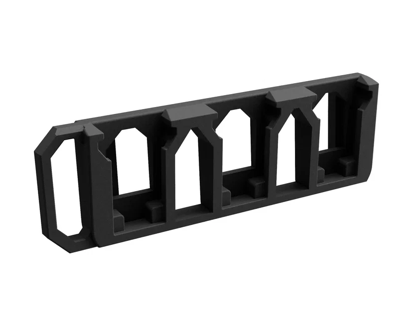 Giá đỡ 3 pin Milwaukee M18 kèm tay cầm và ngàm gắn Packout - Image 1