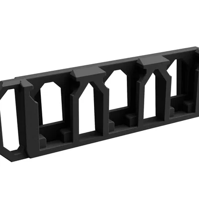 Giá đỡ 3 pin Milwaukee M18 kèm tay cầm và ngàm gắn Packout