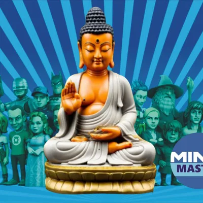 Mô hình tượng Phật phong cách Minix - File in 3D ấn tượng