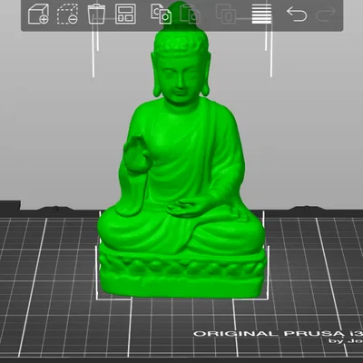 Mô hình tượng Phật phong cách Minix - File in 3D ấn tượng