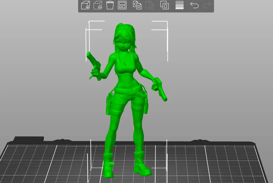 Mô hình Lara Croft phong cách Minix cho fan 3D Printing - Image 2