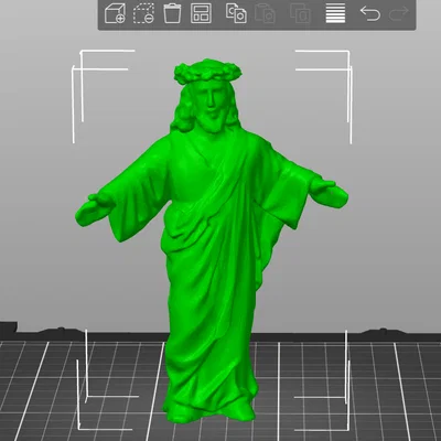 Mô hình Jesus phong cách Minix in 3D chi tiết
