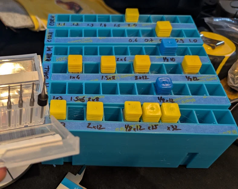 Khay Đựng Mũi CNC 1/8" (Dành cho Carvera và các loại khác) - Image 2