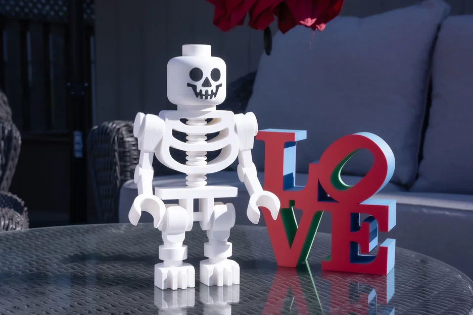 Mô hình Skeleton Giant Minifigure (16 inch) – Thiết kế độc lập! - Image 2