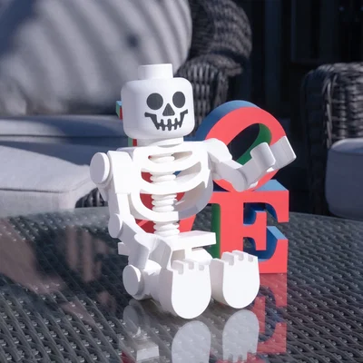 Mô hình Skeleton Giant Minifigure (16 inch) – Thiết kế độc lập!