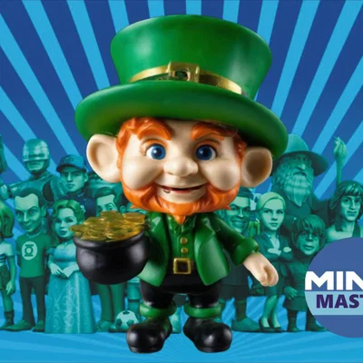 Mô hình Leprechaun Minix đáng yêu - File in 3D trang trí để bàn