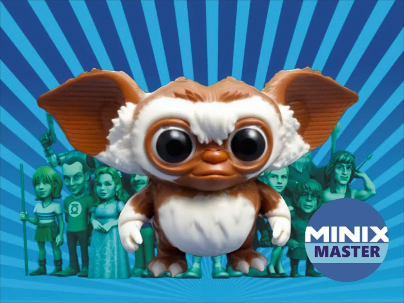 Mô hình Gizmo (Gremlins) phiên bản Minix độc đáo cho fan in 3D - Image 1