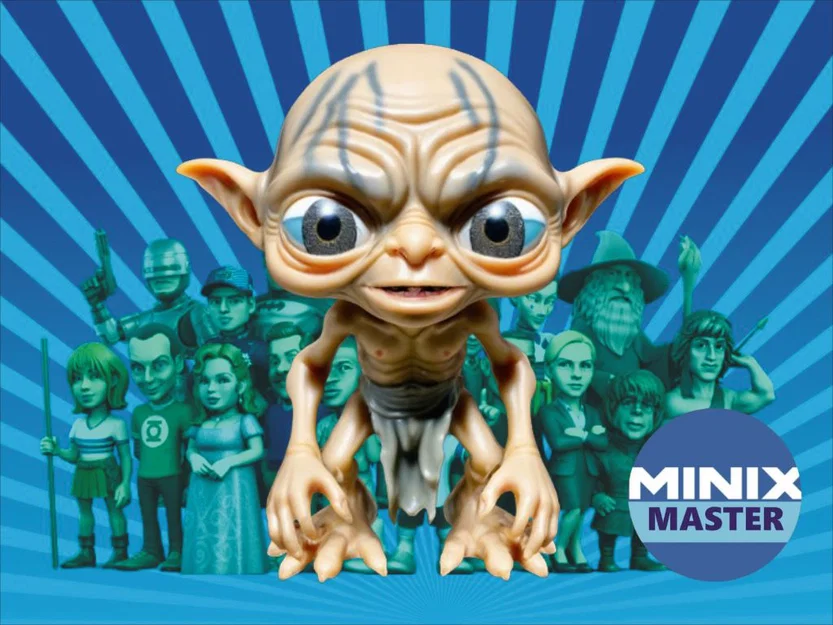 Mô hình Gollum phong cách Minix độc đáo cho fan Chúa tể nhẫn - Image 1