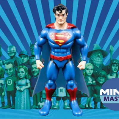 Mô hình Superman phong cách Minix siêu dễ thương cho tín đồ 3D in