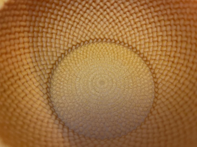 Bát giữ cuộn len 3D (Yarn Bowl) với thiết kế họa tiết vân đan - Image 3