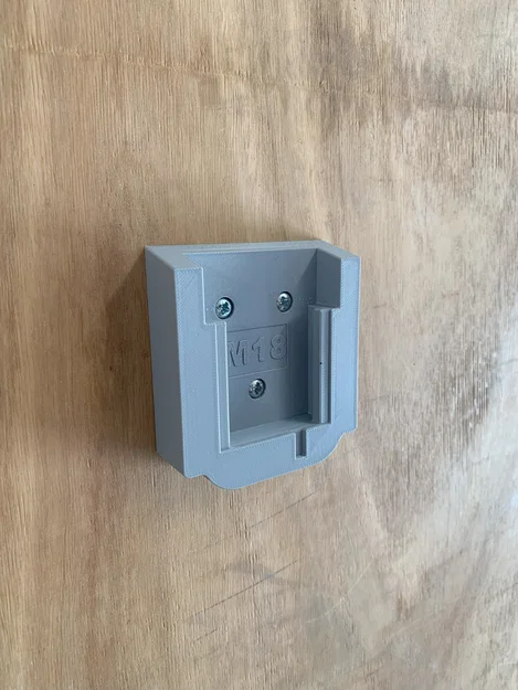 Ngàm gắn pin treo tường cho Milwaukee M18 (3D Printed) - Image 2