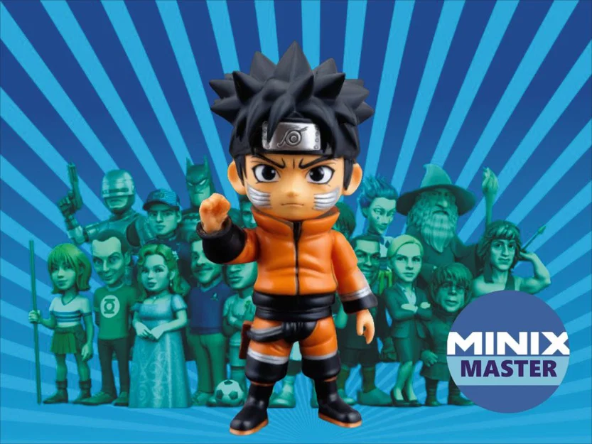 Mô hình Naruto Minix Figure 3D - Thiết kế chibi độc đáo - Image 1