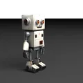 Mô hình Robot mini dễ thương (Simple Robot) cho in 3D - Thumbnail 2