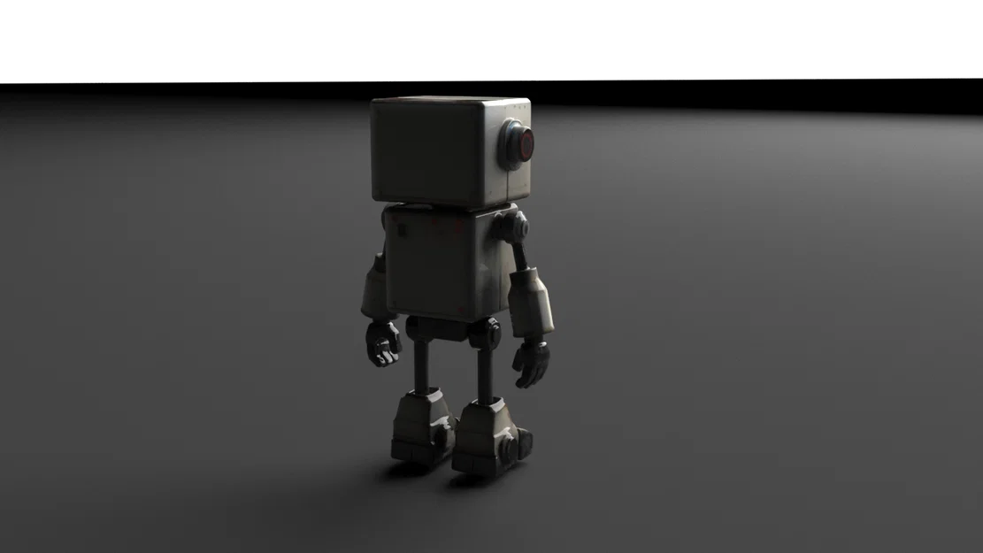 Mô hình Robot mini dễ thương (Simple Robot) cho in 3D - Image 3