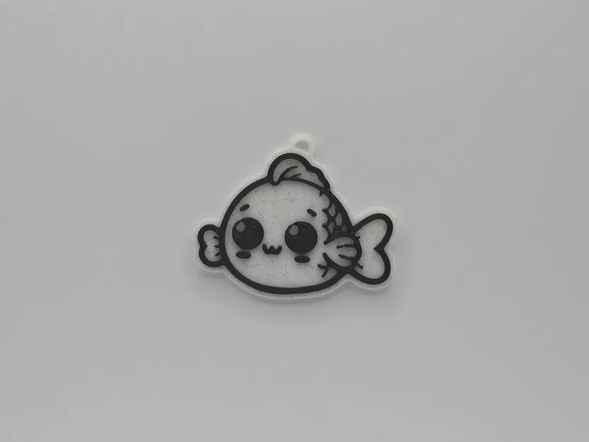 Móc khóa hình chú cá nhỏ đáng yêu (Cute Fish Keychain) - Image 1