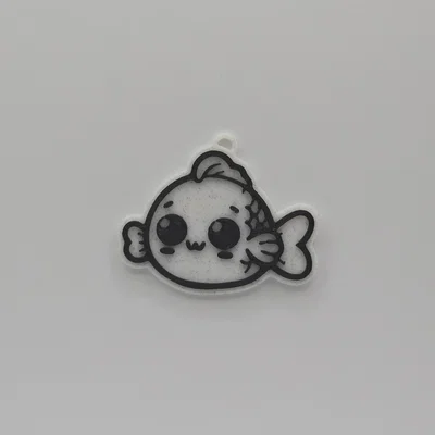 Móc khóa hình chú cá nhỏ đáng yêu (Cute Fish Keychain)