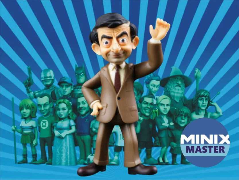 Mô hình Mr. Bean Minix đáng yêu - File in 3D chi tiết - Image 1