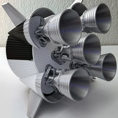 Mô hình động cơ tên lửa Saturn V F-1 (Rocketdyne F1)