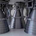 Mô hình động cơ tên lửa Saturn V F-1 (Rocketdyne F1) - Thumbnail 8