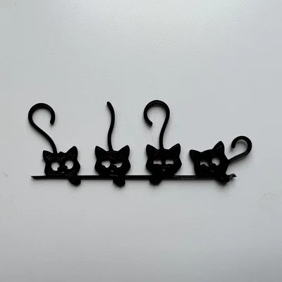 Mô hình trang trí tường hình mèo dễ thương (Cat Wall Art #13)