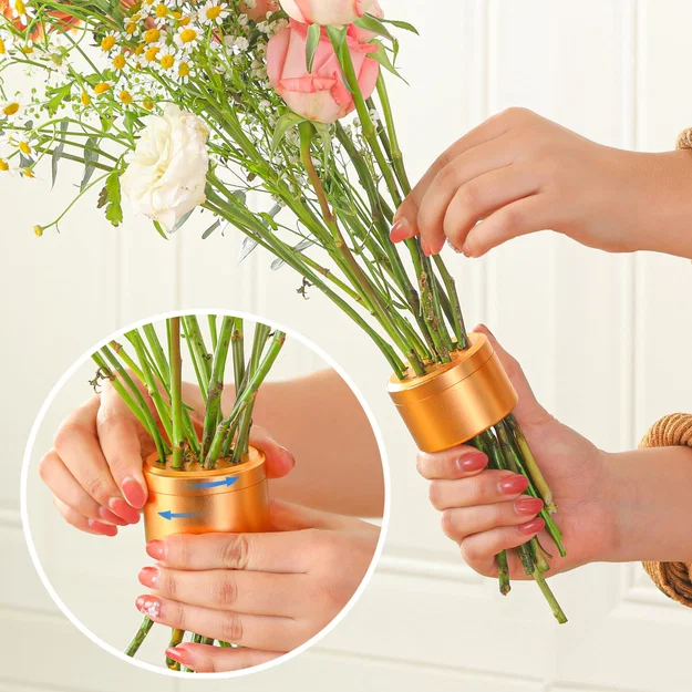 Dụng cụ định hình và giữ dáng bó hoa 3D (Bouquet Maker) - Image 2