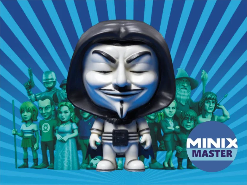 Mô hình Anonymous phong cách Funko Pop - File in 3D độc đáo - Image 1