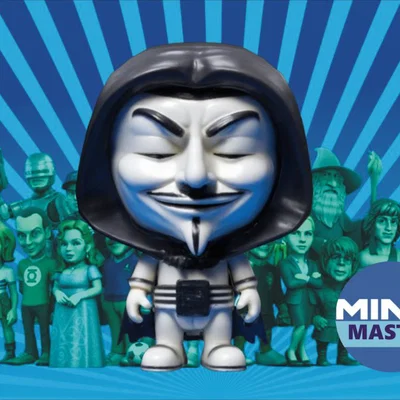 Mô hình Anonymous phong cách Funko Pop - File in 3D độc đáo