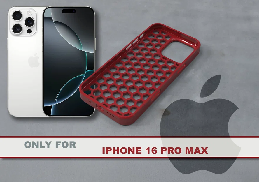 Iphone 16 Pro Max - Ốp lưng thiết kế lục giác (Hexagon) - Image 1