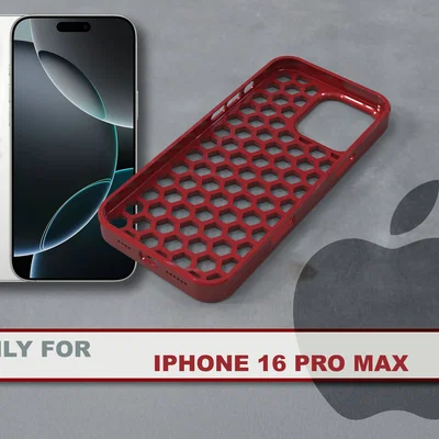 Iphone 16 Pro Max - Ốp lưng thiết kế lục giác (Hexagon)