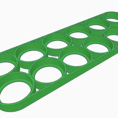 Khung giữ pin 21700 22.2V 6S2P/12S1P siêu nhẹ cho mô hình bay R/C