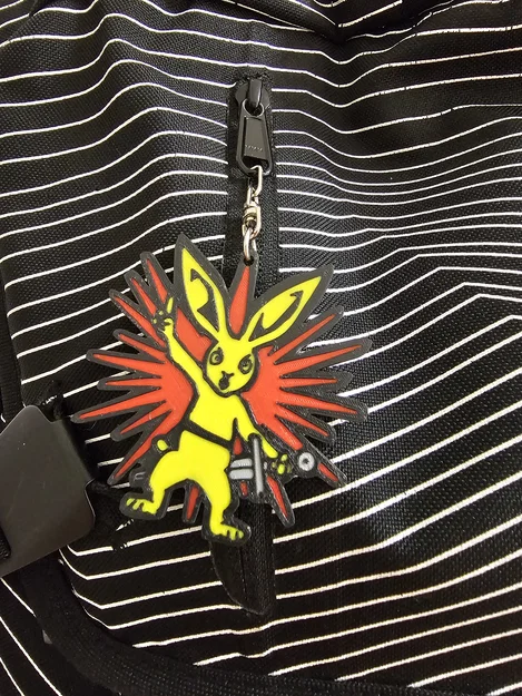 Móc khóa thỏ chiến binh KCD2 độc đáo tự in 3D - Image 1