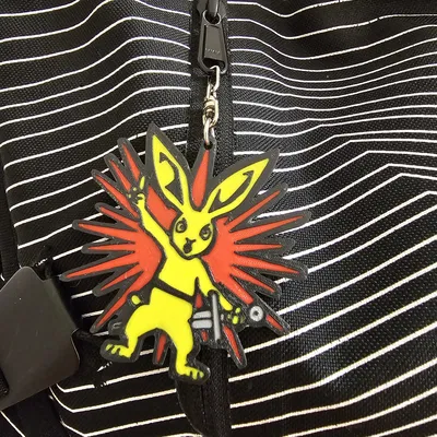 Móc khóa thỏ chiến binh KCD2 độc đáo tự in 3D