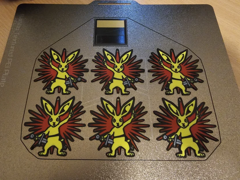 Móc khóa thỏ chiến binh KCD2 độc đáo tự in 3D - Image 2