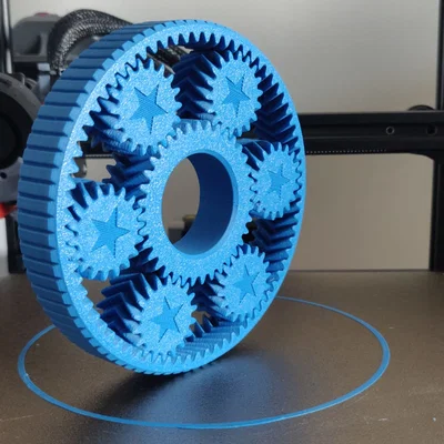Planetary Gears Fidget - Đồ chơi bánh răng hành tinh in nguyên khối