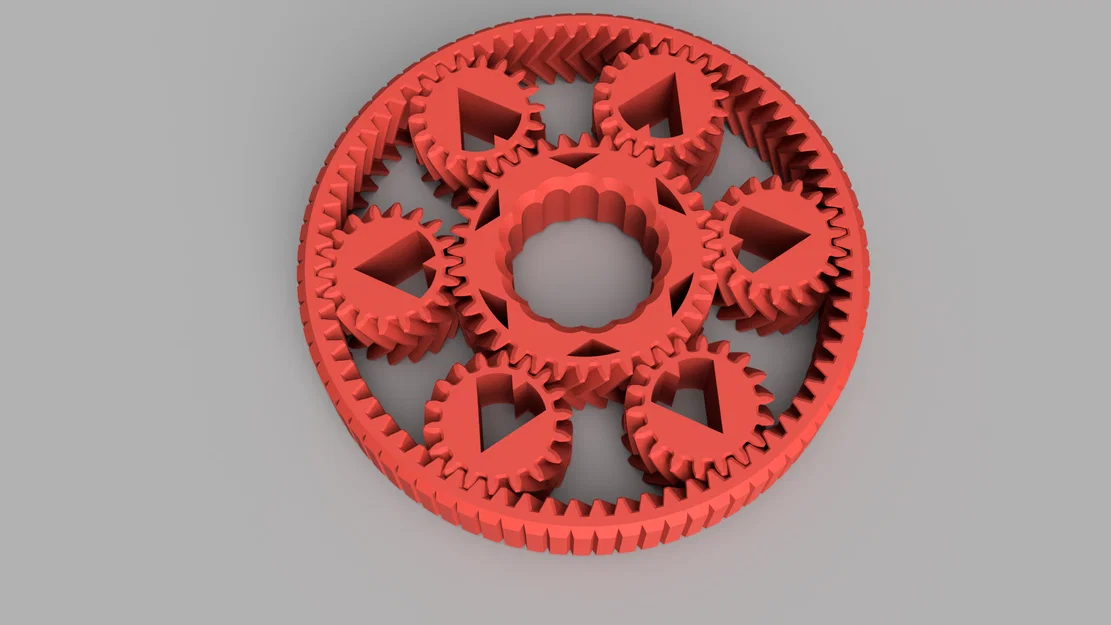 Planetary Gears Fidget - Đồ chơi bánh răng hành tinh in nguyên khối - Image 4