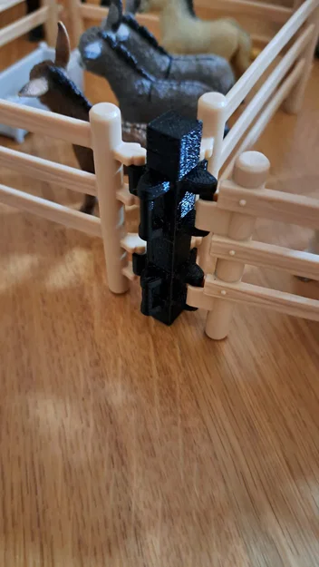 Khớp nối hàng rào cho mô hình thú Schleich (Schleich Fence Connector) - Image 1