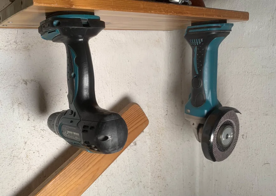 Giá treo máy cầm tay Makita thông minh, tiết kiệm không gian - Image 1