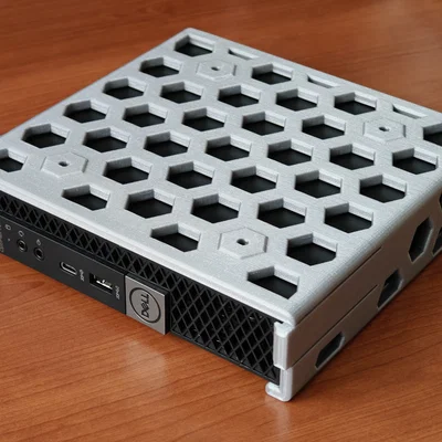 Ngàm gắn máy Dell OptiPlex Micro dưới gầm bàn