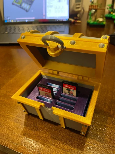 Hộp đựng thẻ game Switch hình Rương báu The Legend of Zelda: Breath of the Wild - Image 2