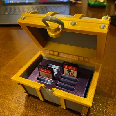 Hộp đựng thẻ game Switch hình Rương báu The Legend of Zelda: Breath of the Wild