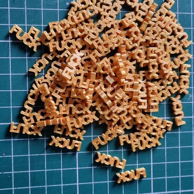 Mô hình 3D F*cks to give - Món quà vui nhộn cho bàn làm việc