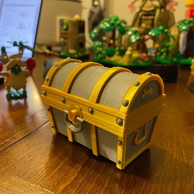 Hộp đựng thẻ game Switch hình Rương báu The Legend of Zelda: Breath of the Wild