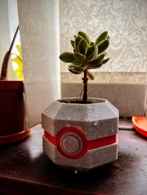 Chậu cây Pokeball phong cách Lowpoly - Image 4