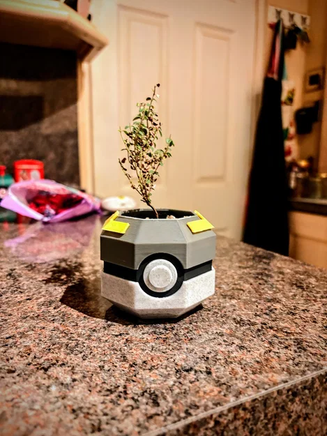 Chậu cây Pokeball phong cách Lowpoly - Image 5