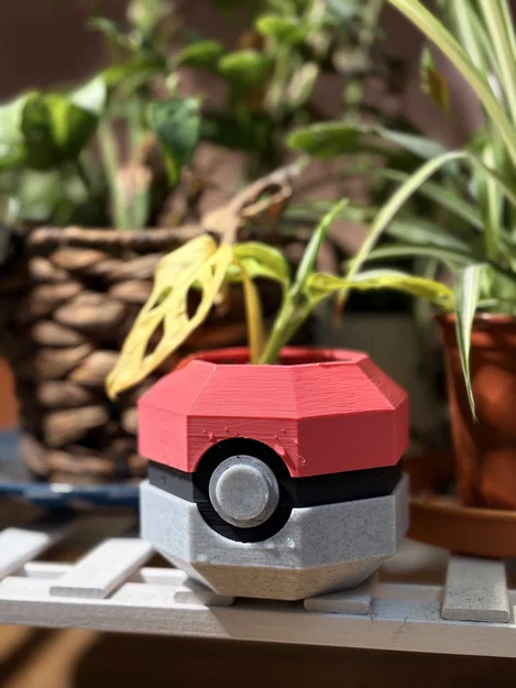 Chậu cây Pokeball phong cách Lowpoly - Image 8