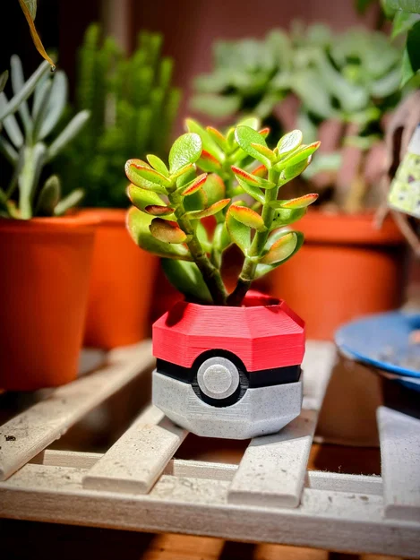 Chậu cây Pokeball phong cách Lowpoly - Image 9