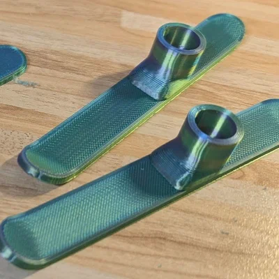 Mô hình ván trượt tuyết ngón tay (Finger Ski) in 3D cho bé