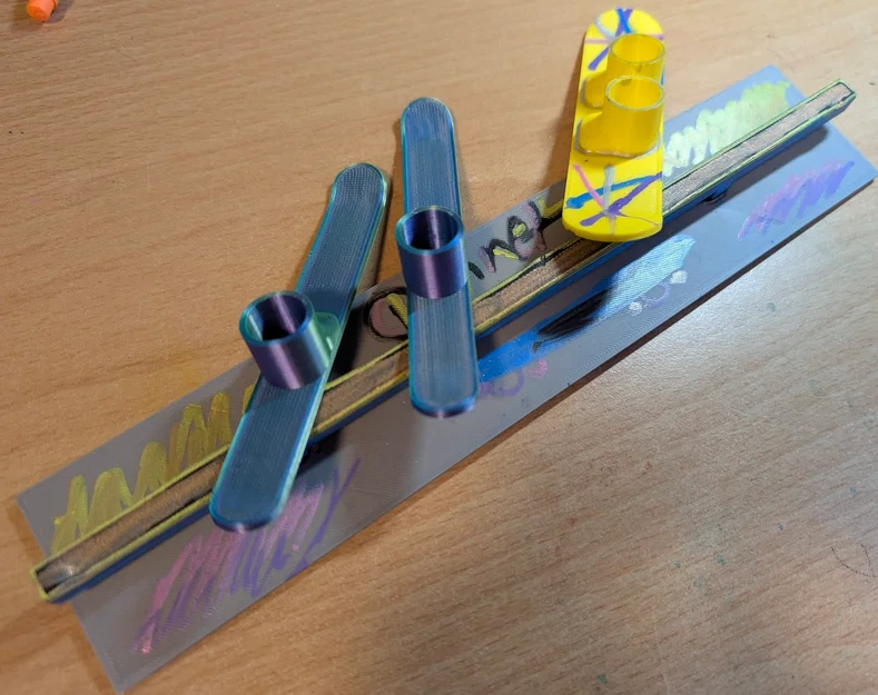 Mô hình ván trượt tuyết ngón tay (Finger Ski) in 3D cho bé - Image 2